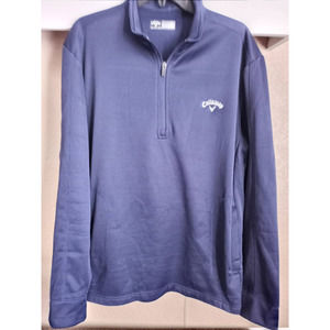 Callaway Golf Pullover Men's XL Navy Blue 1/4 Zip Long Sleeve